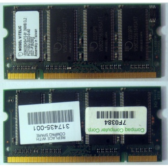 Модуль памяти 256MB DDR Memory SODIMM в Домодедово, DDR266 (PC2100) в Домодедово, CL2 в Домодедово, 200-pin в Домодедово, p/n: 317435-001 (для ноутбуков Compaq Evo/Presario) - Домодедово