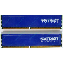 Память 1Gb (2x512Mb) DDR2 Patriot PSD251253381H pc4200 533MHz (Домодедово)