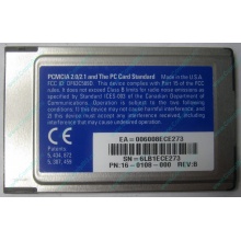 Сетевая карта 3COM Etherlink III 3C589D-TP (PCMCIA) без LAN кабеля (без хвоста) - Домодедово